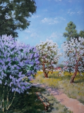 Весна. 2009 бумага, акварель, 30х40