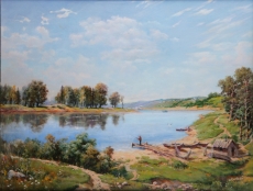 Рыбацкие угодья. 2006 холст, масло, 70х52