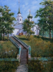 Святогорск. 2008 бумага, акварель, 40х60