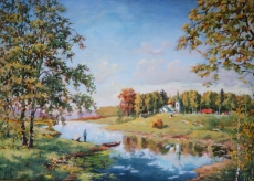 Легкий день. 2007 холст, масло, 50х70