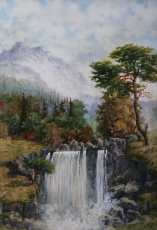 Кавказские мотивы. 2009 бумага, акварель, пастель, 60х40
